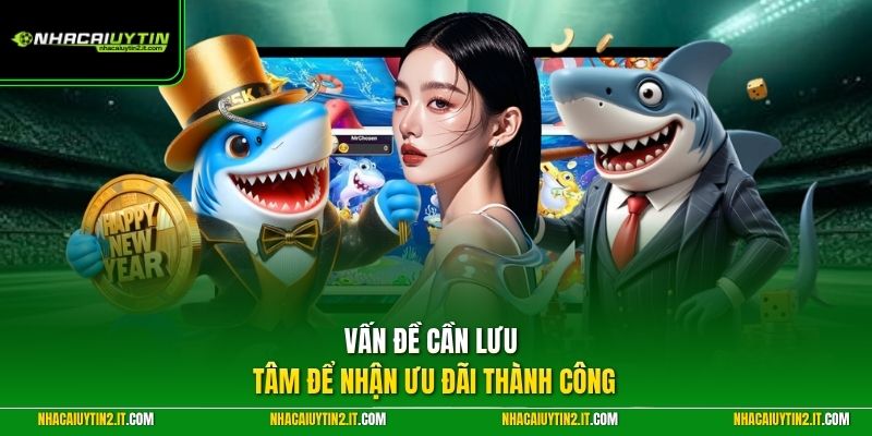 Vấn đề cần lưu tâm để nhận ưu đãi thành công