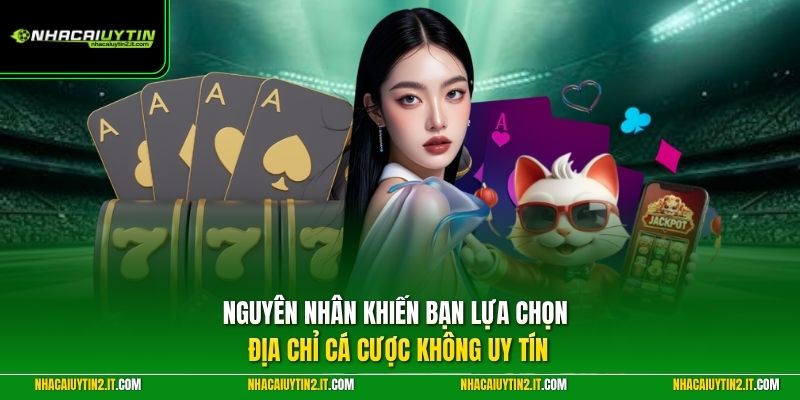 Nguyên nhân khiến bạn lựa chọn địa chỉ cá cược không uy tín